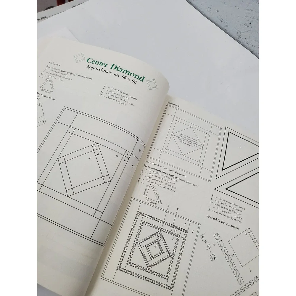 Amish Quilt Patterns Rachel T Pellman 1984 Good Books Templates Instructions